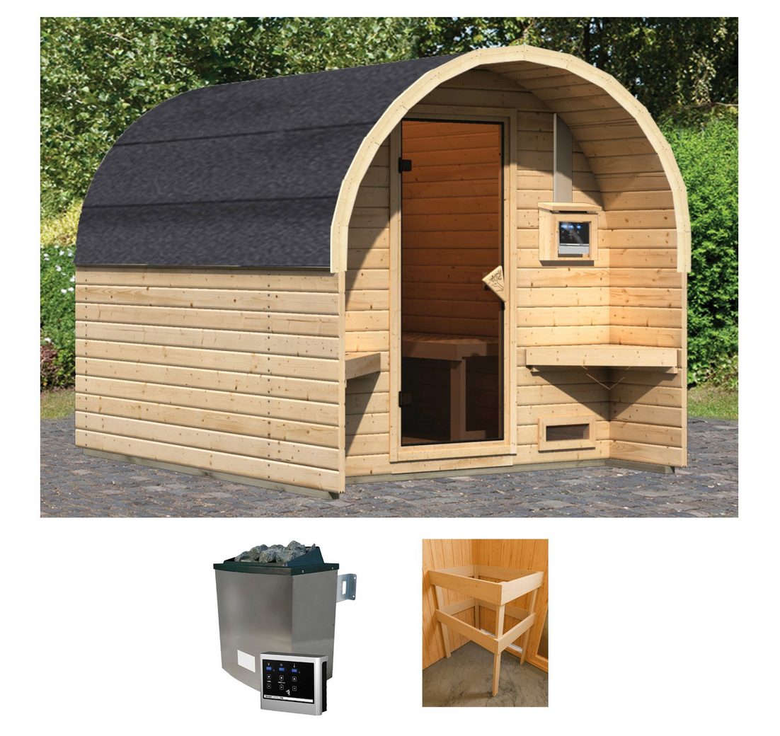 Karibu Fasssauna Fasshaus 2