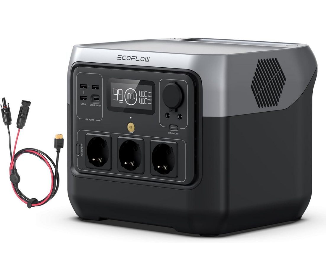 Ecoflow ECOFLOW RIVER 2 Pro 768Wh Tragbare Powerstation mit XT60i Kabel Powerstation EcoFlow River 2 Pro Powerstation mit XT60i Kabel 240000 mAh (220-240 V)