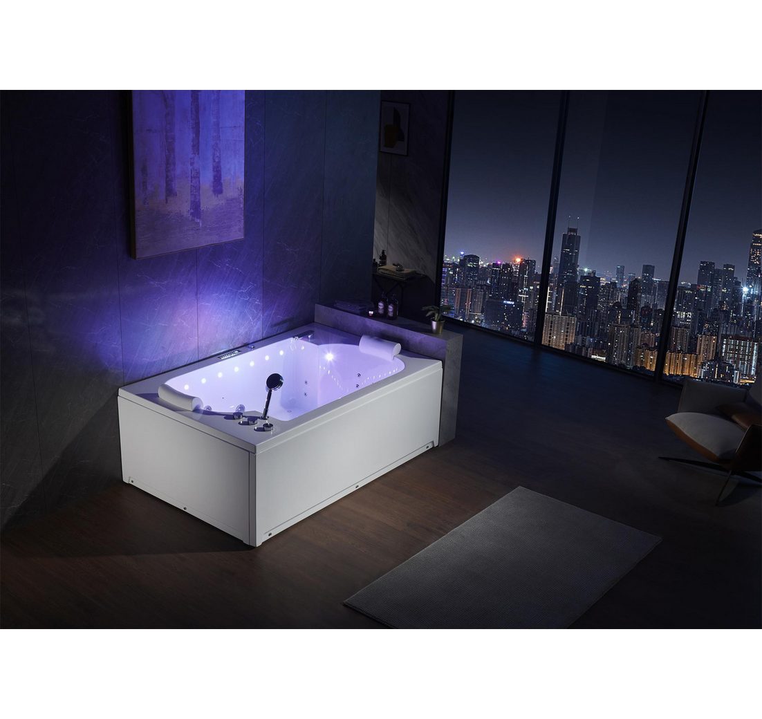 Xlmoebel Whirlpool Entspannende Badewanne mit Massage- und Sprudelfunktion