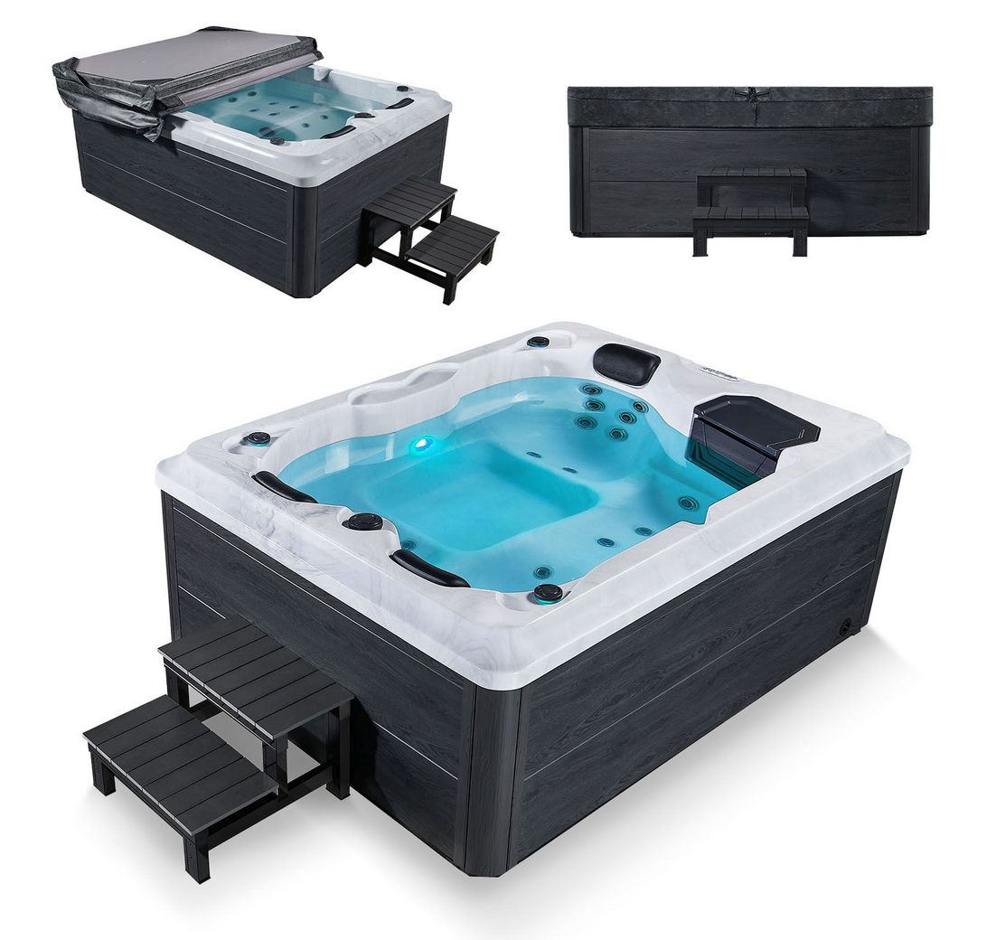 Artsauna Whirlpool Oasis mit Treppe