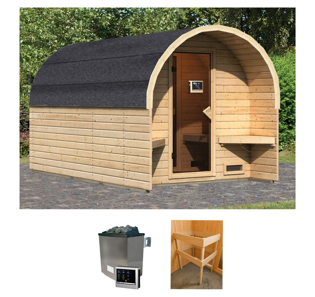 Karibu Fasssauna Fasshaus 3