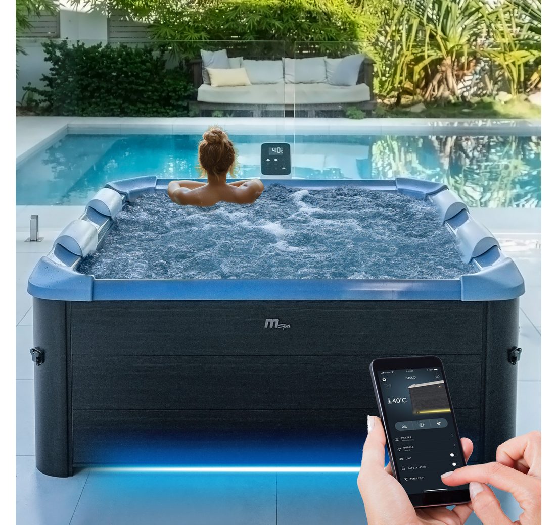 mSpa Whirlpool Whirlpool Frame Oslo F-OS063W für 6 Personen