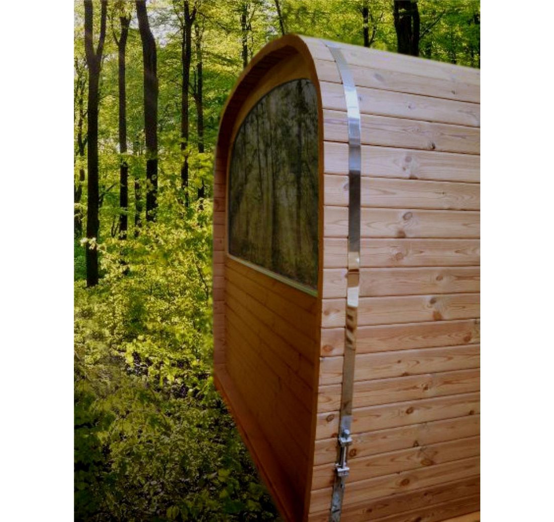 (Holzsauna) Hergestellt in Europa