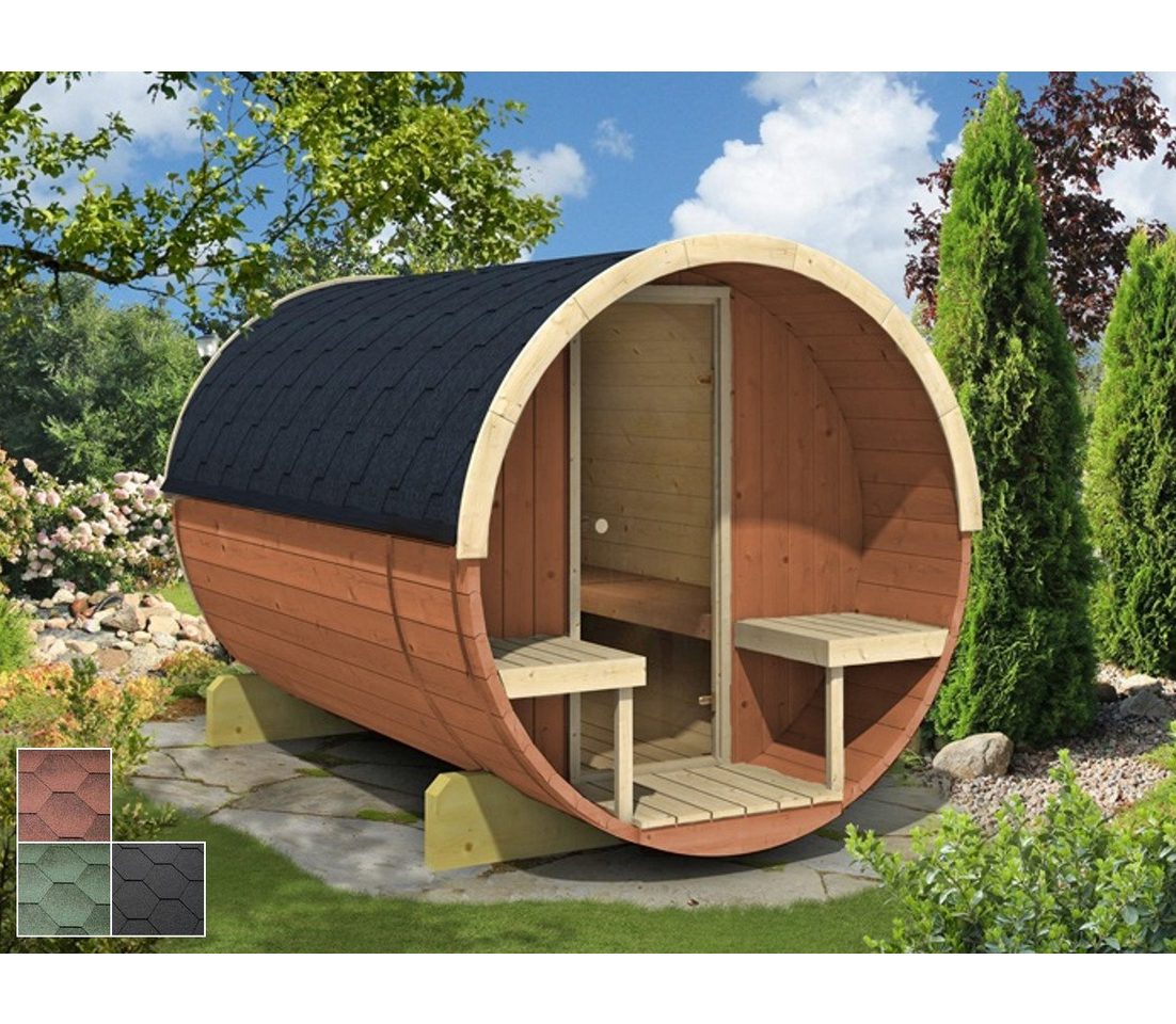 Finn Art Blockhaus Fasssauna Mika 5