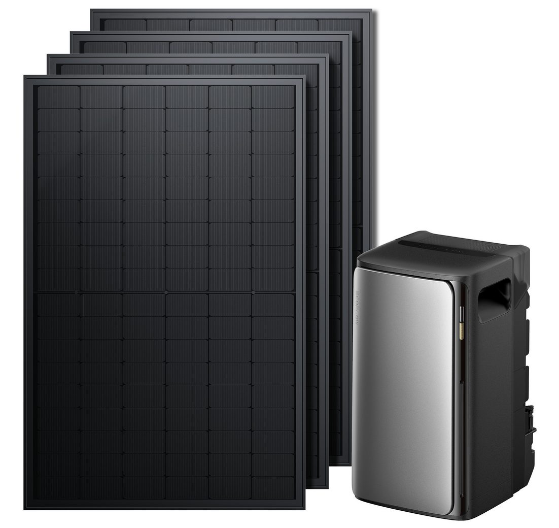 SolarMars Balkonkraftwerk mit Speicher 2000W EcoFlow STREAM Ultra 1