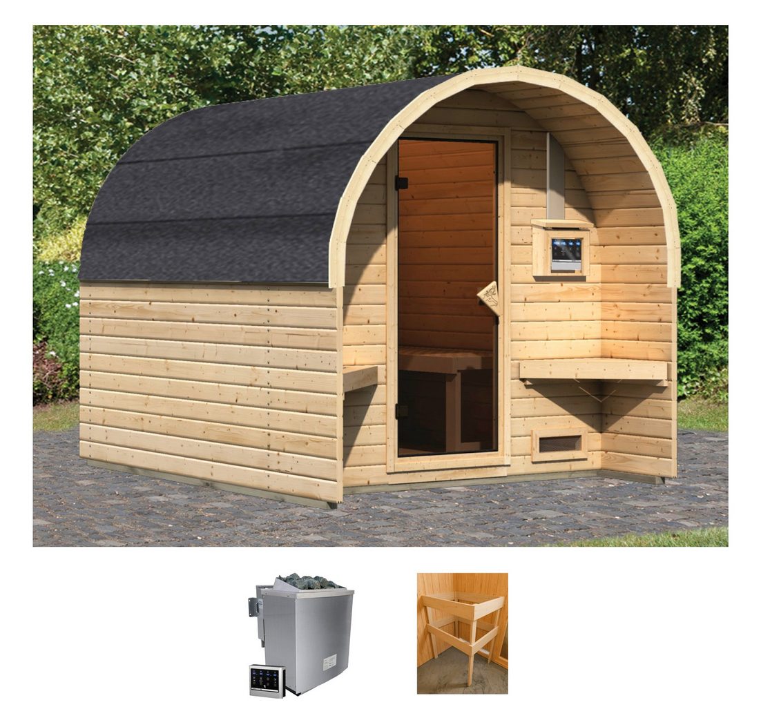 Karibu Fasssauna Fasshaus 2