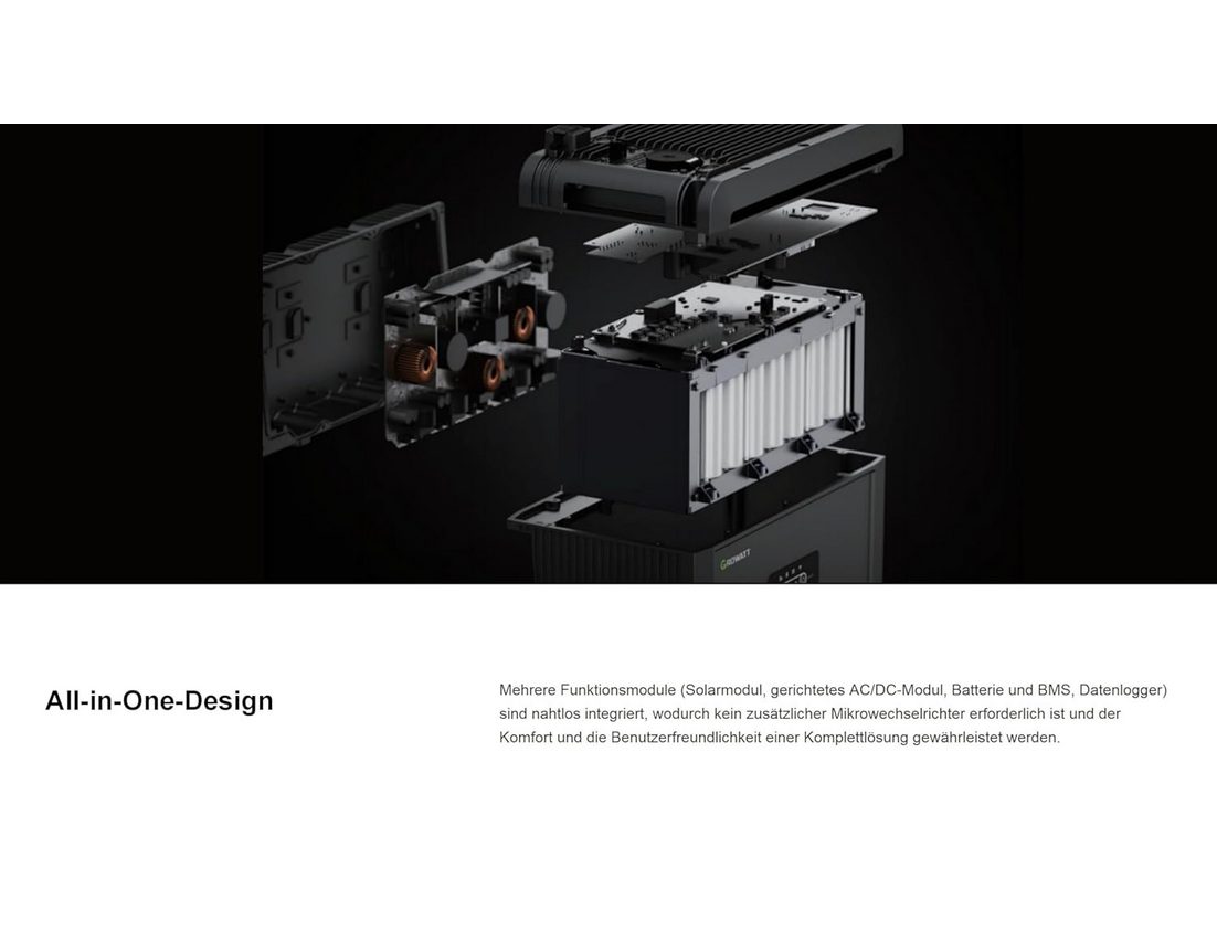 (2x JA Solar 500Wp Full Black und NEXA 2000 All-in-One Speicher)