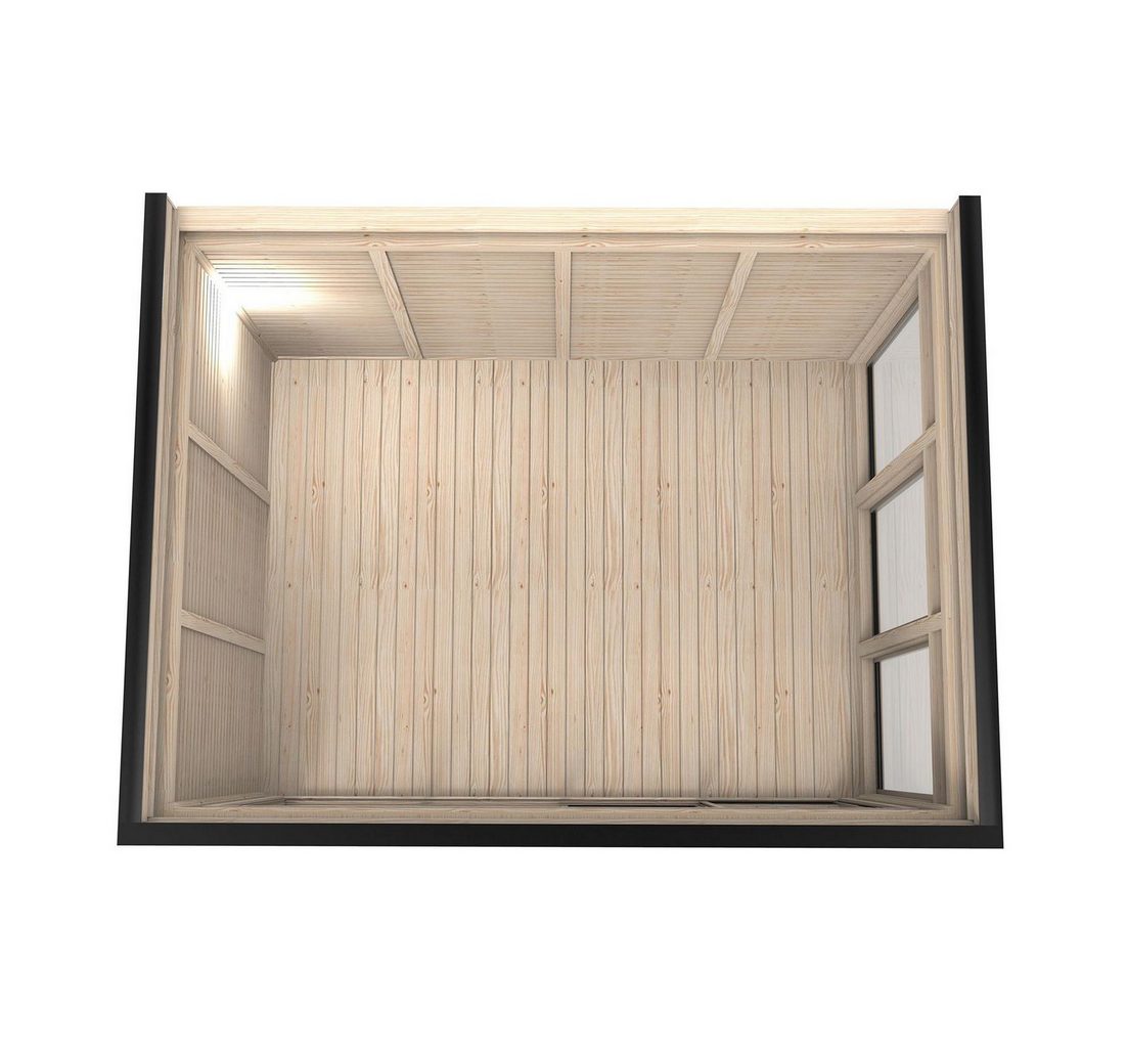 (Holzsauna) Hergestellt in Europa