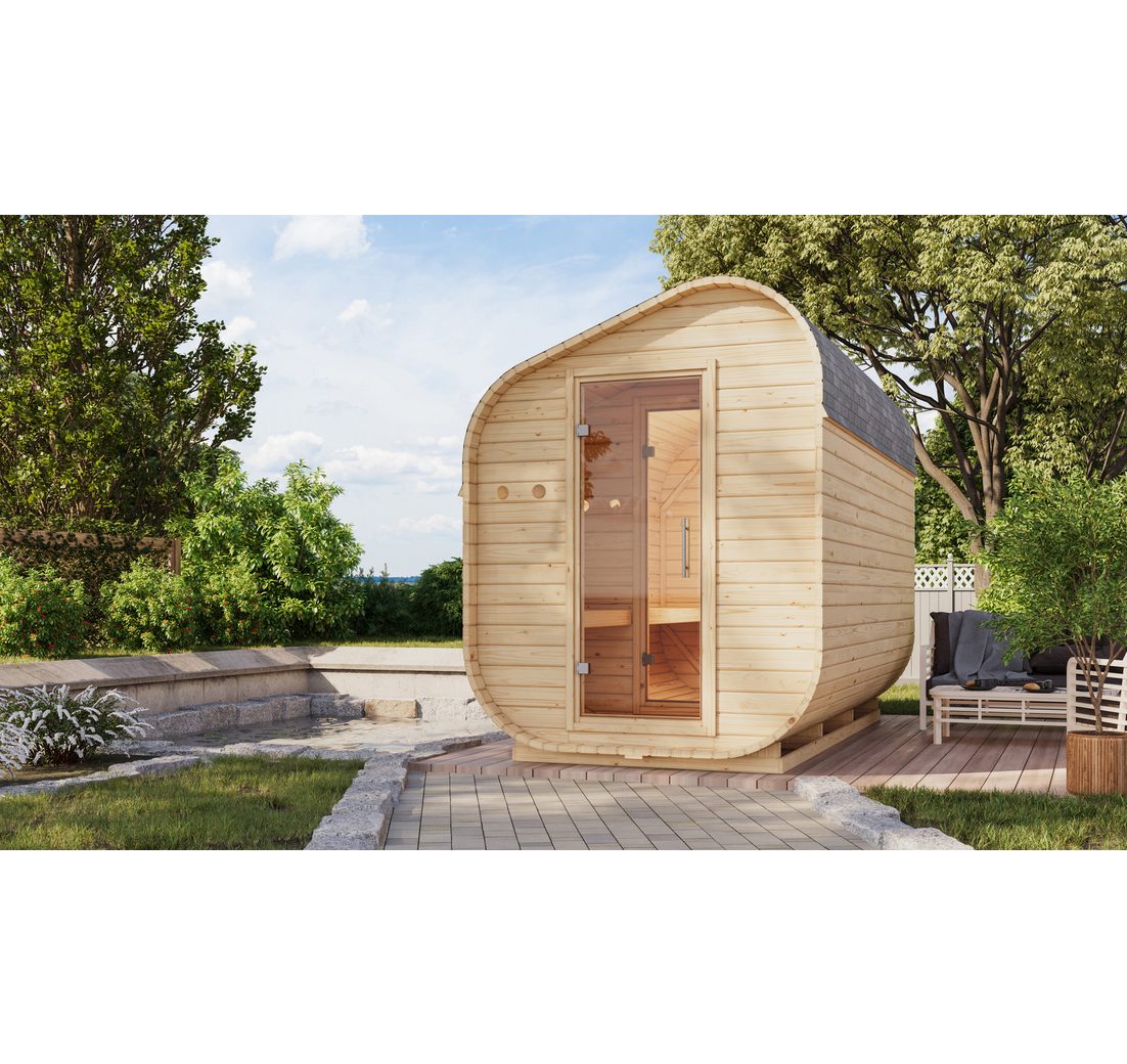 Karibu Saunahaus Fasssauna