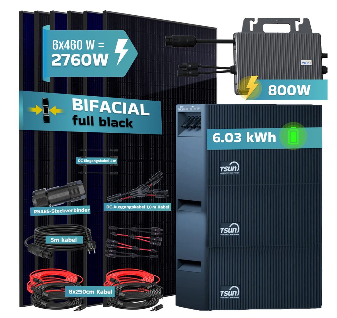 03 kWh Speicher TSUN SOLARCAN TSOL-DCU2000Lite