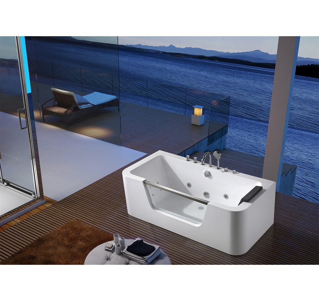 Xlmoebel Whirlpool Luxus Badewanne mit hochwertigem Design und Komfort