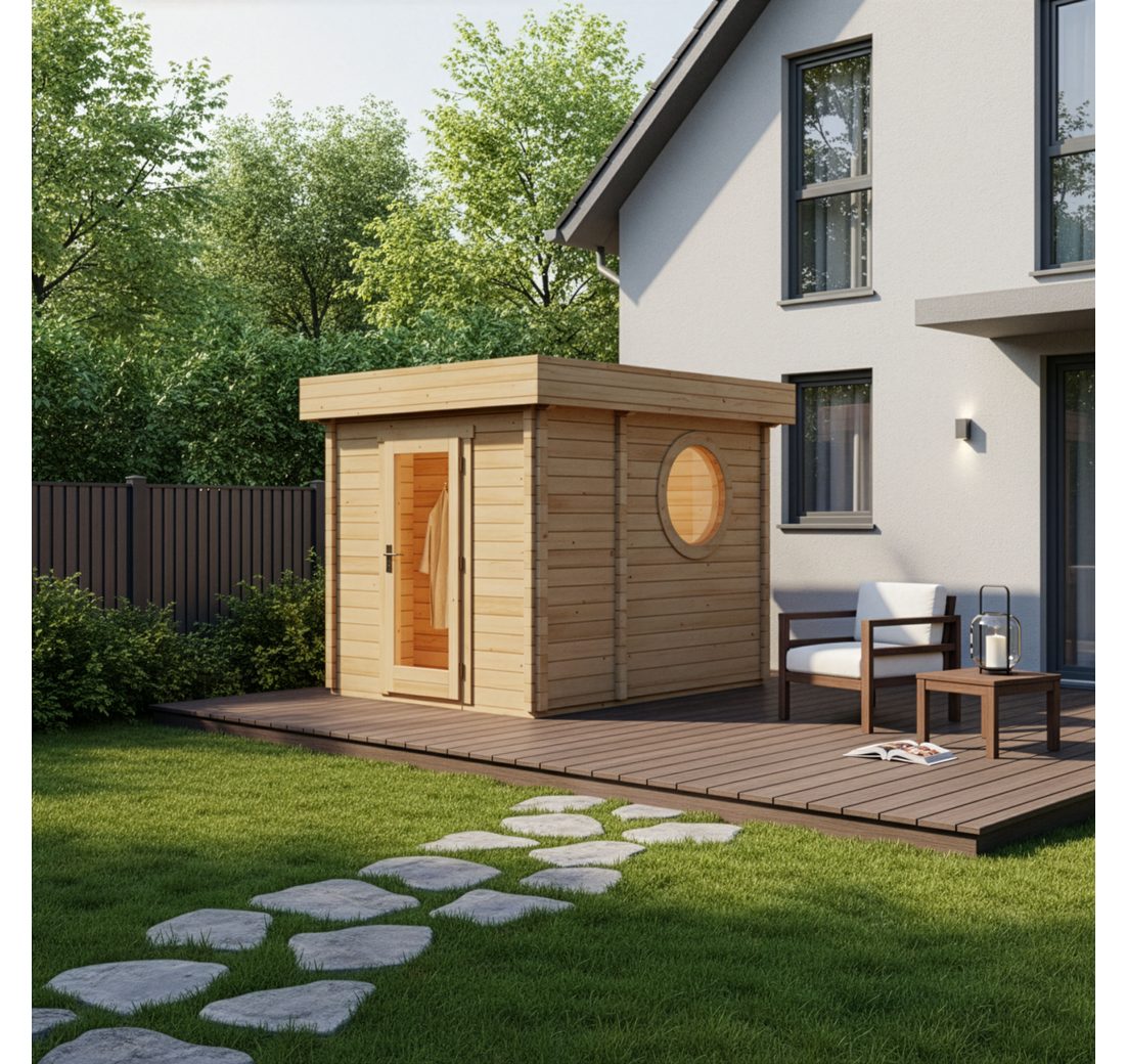 FinnTherm Saunahaus Cubus - 70 B