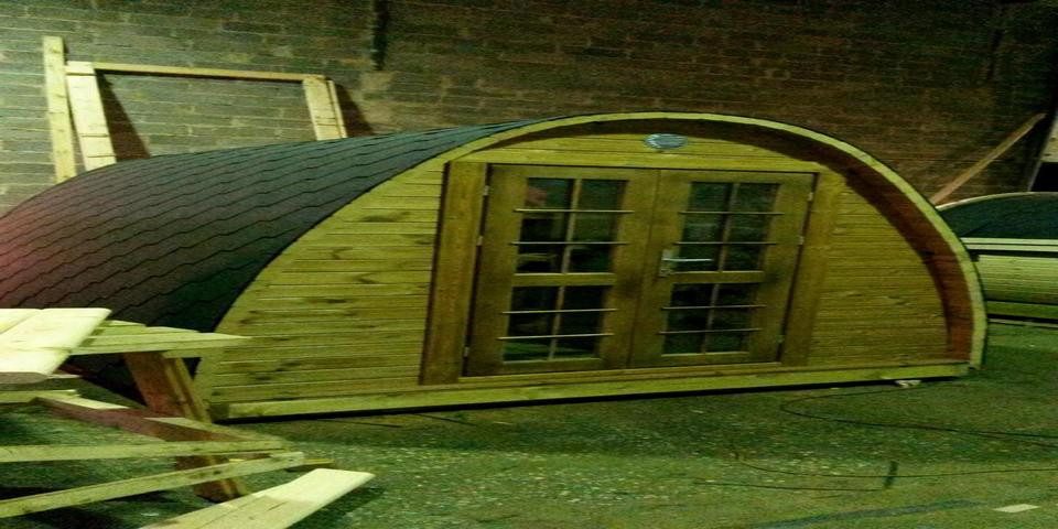 (Holzsauna) Hergestellt in Europa