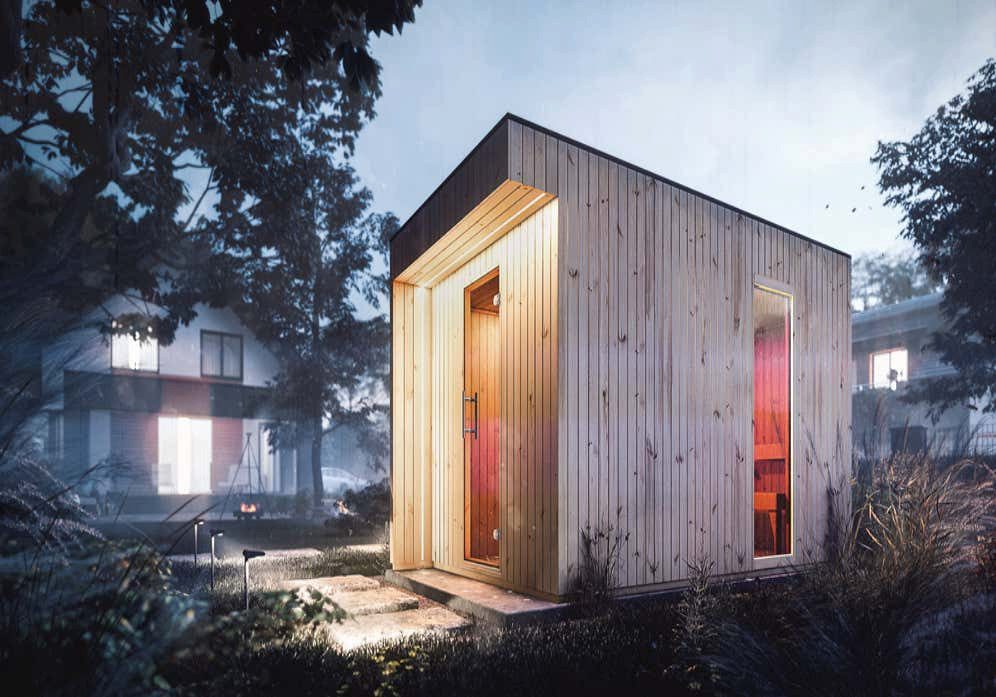 FinnTherm Saunahaus Comfort Set Siena