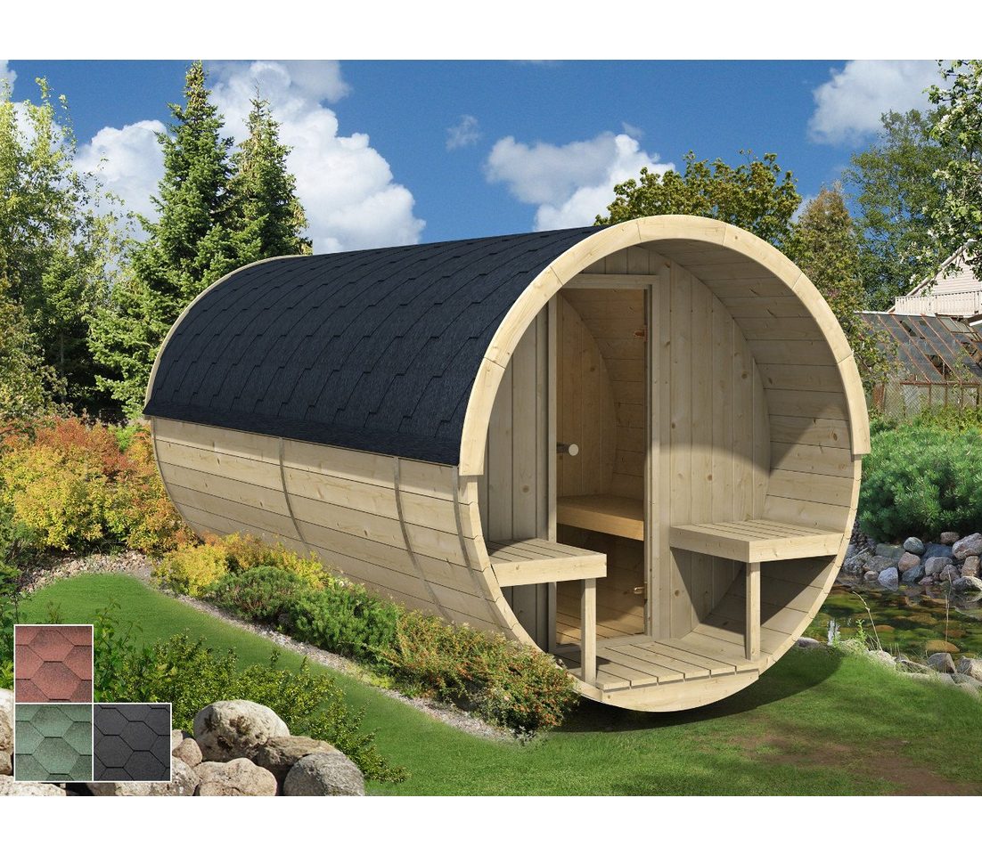 Finn Art Blockhaus Fasssauna Jori 1