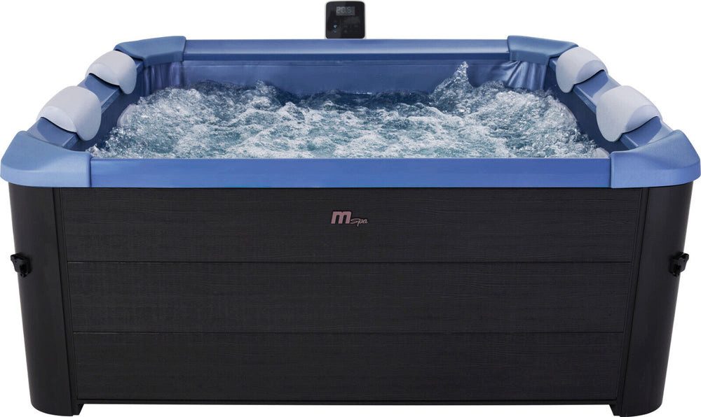 DEKO VERTRIEB BAYERN Whirlpool XXL Premium MSPA Oslo Saphire Whirlpool Outdoor Pool 160x160 UVC+Ozon+