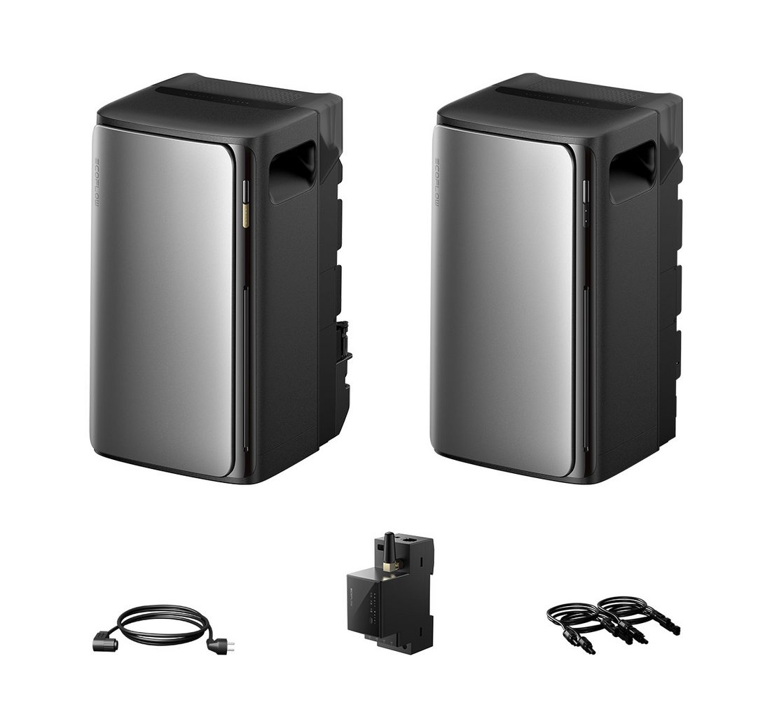 Ecoflow Balkonkraftwerk EcoFlow Stream Ultra All-in-One Speicher mit STREAM AC 1