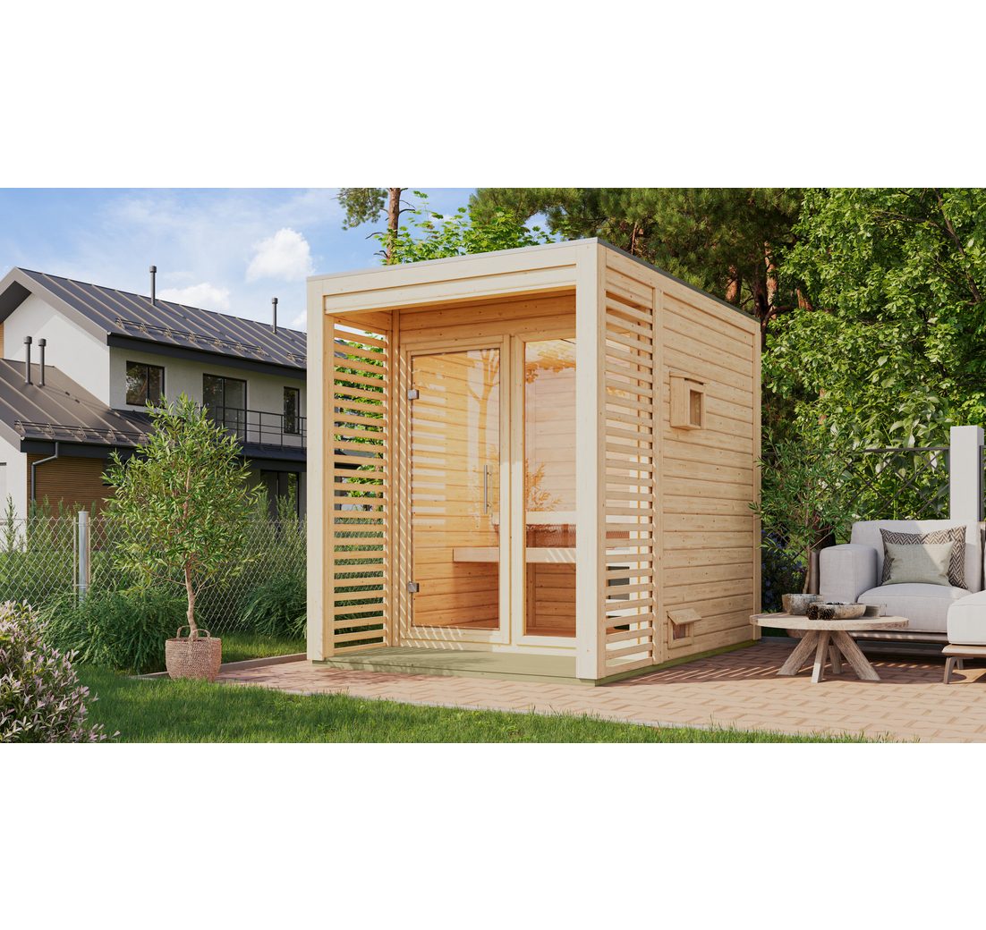 Karibu Saunahaus »Armin 1« naturbelassen