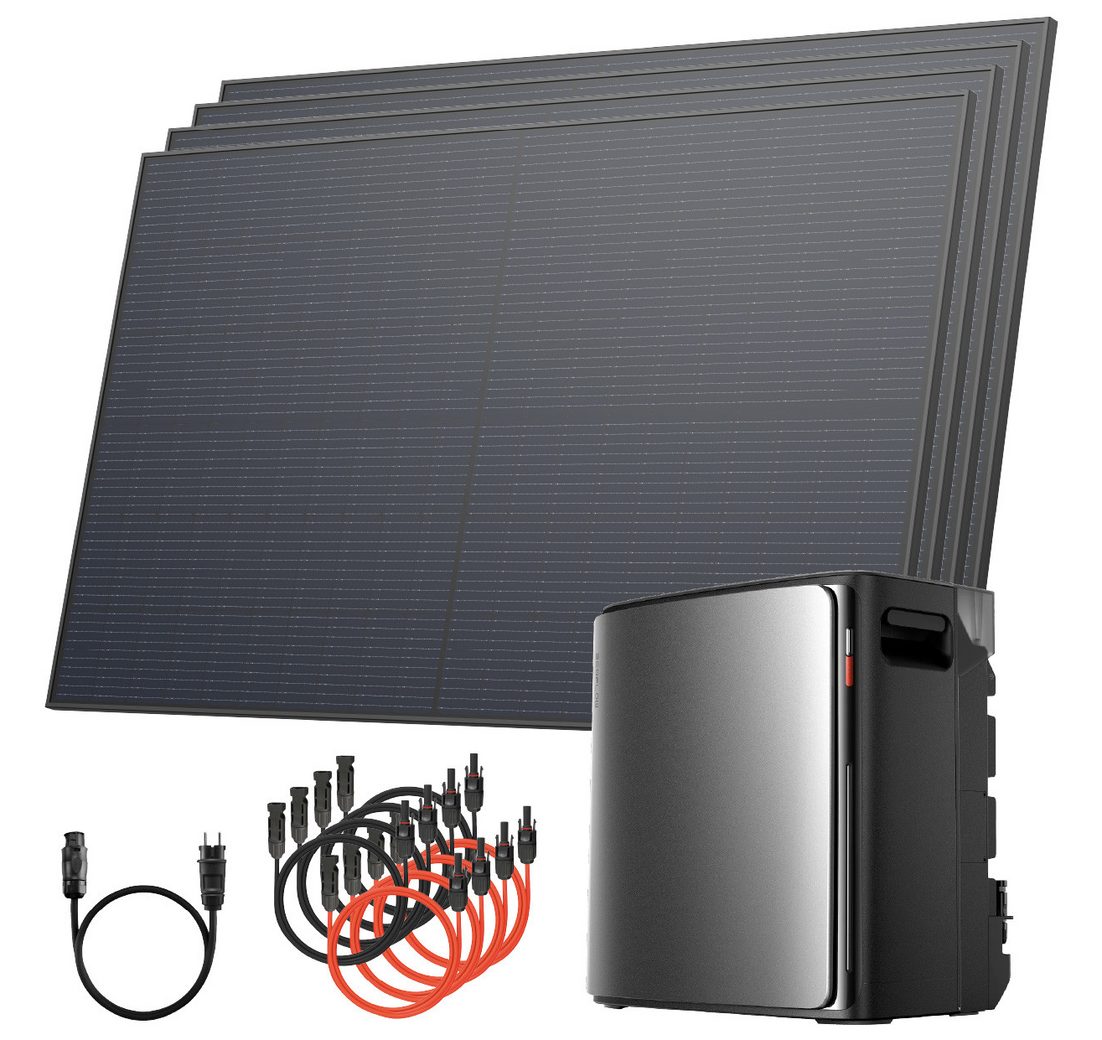 Solarway Balkonkraftwerk Balkonkraftwerk 2000Wp / 800W Komplettset für die Steckdose