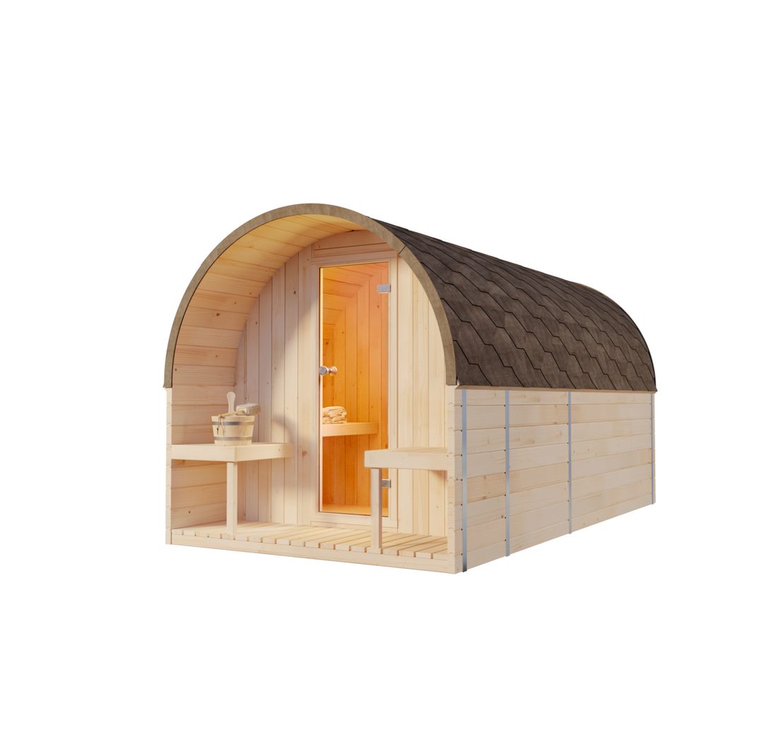 BxTxH: 210 x 406 x 210 cm