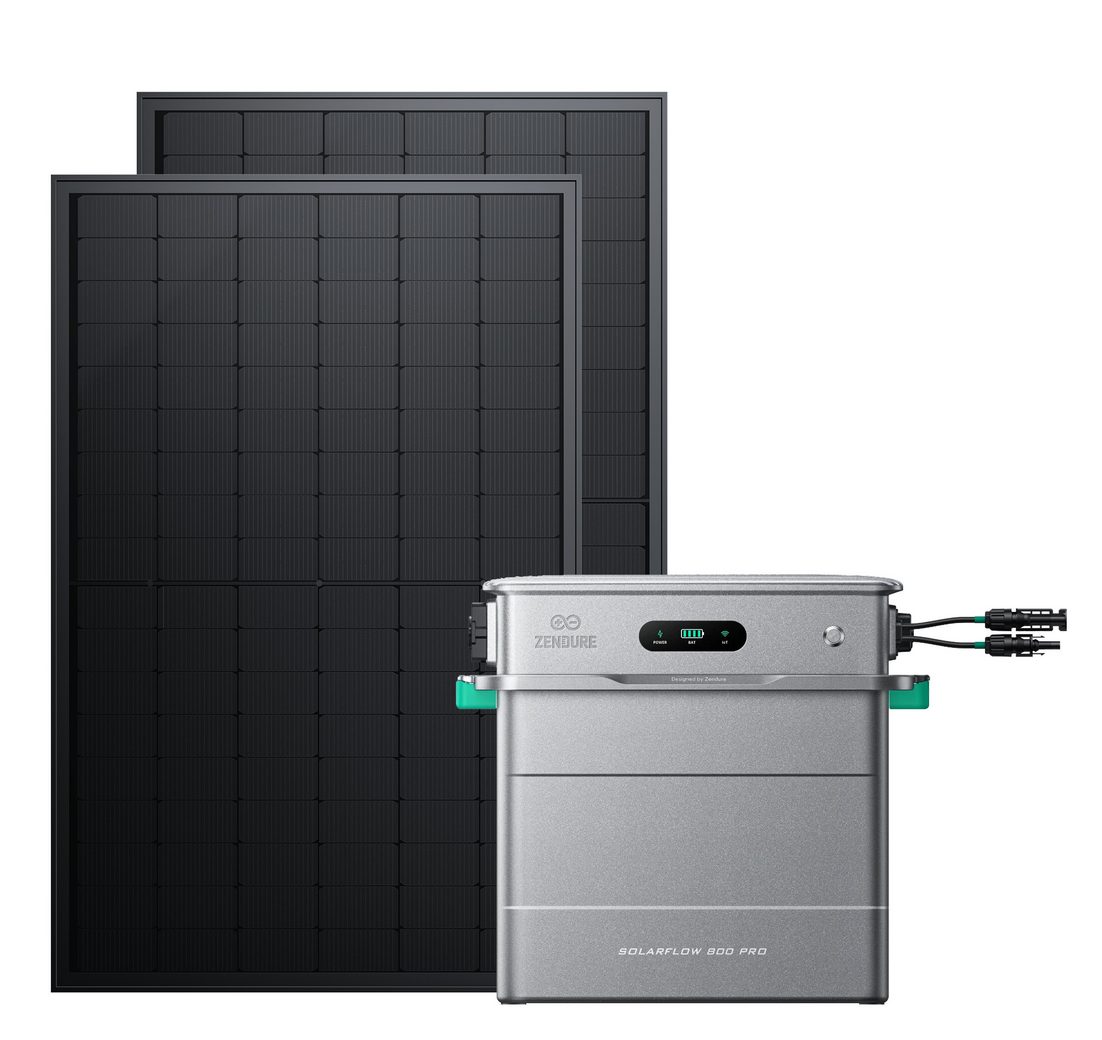 SolarMars Balkonkraftwerk mit Speicher 1000W Zendure SolarFlow 800 PRO