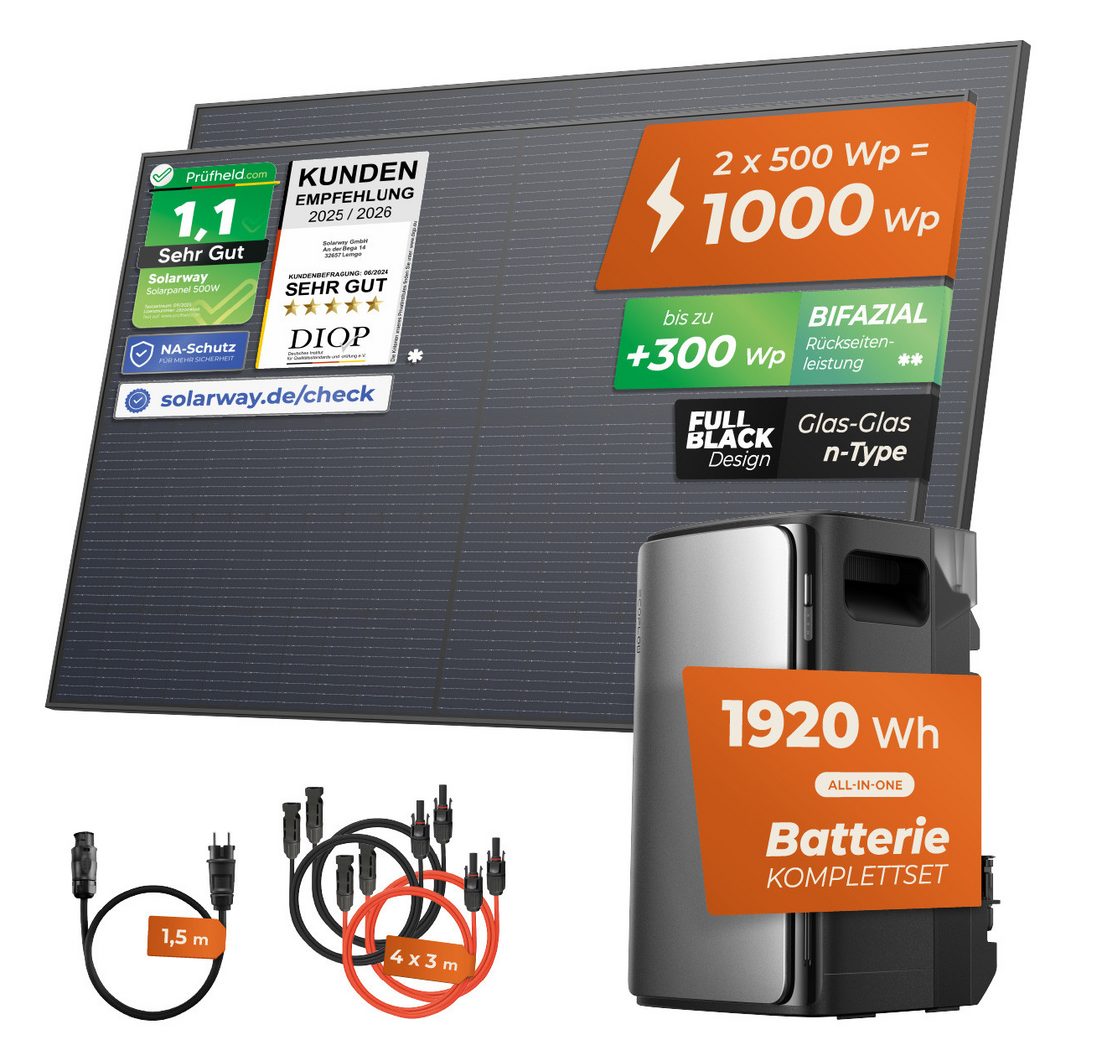 9kWh Speicher komplett Steckdose