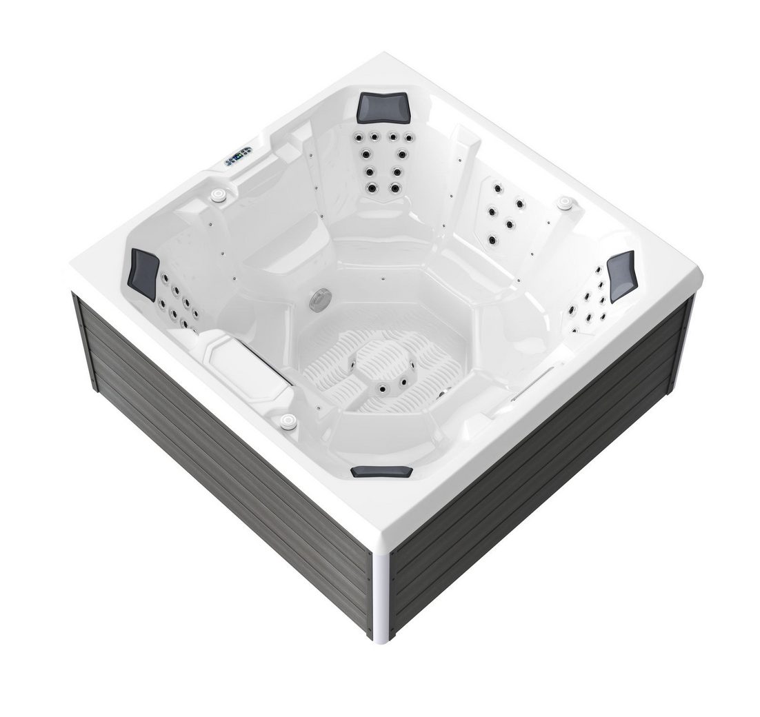 TroniTechnik Whirlpool Outdoor Spa TORCELLO weiß 210x210