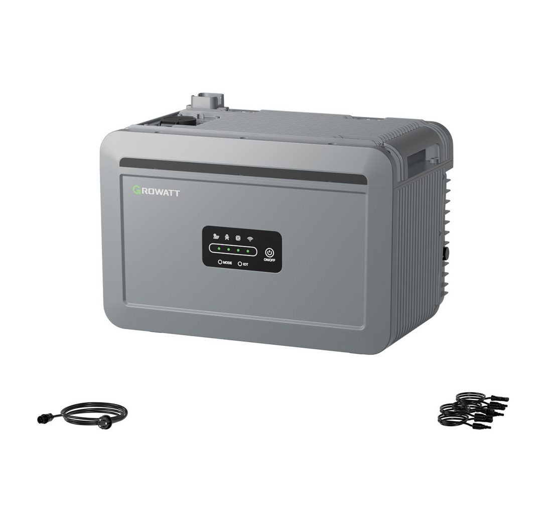 Growatt Balkonkraftwerk Growatt NEXA 2000 All-in-One Batteriespeicher mit Zusatzakku