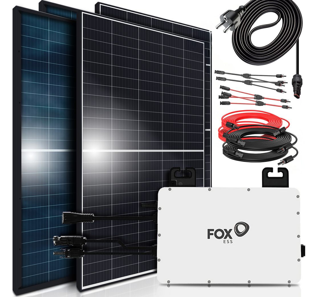 SUNNIVA Balkonkraftwerk 1760W/800W komplett Steckdose