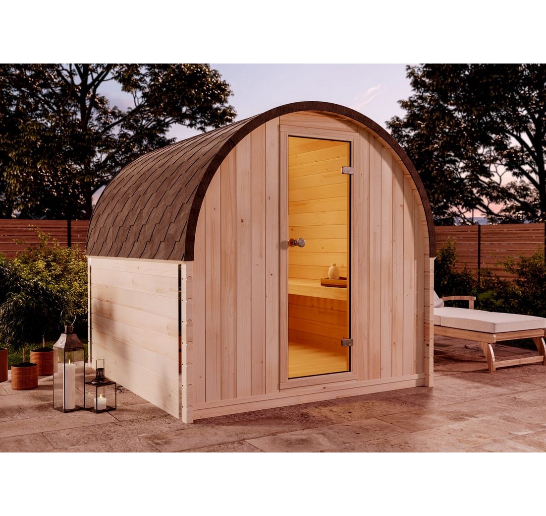 FinnTherm Fasssauna ScandiPod Comfort