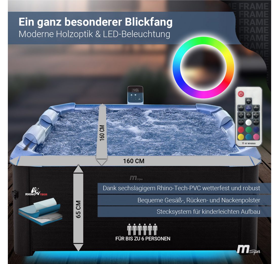 Whirlpool outdoor 6 Personen)