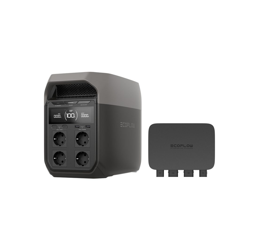 Ecoflow EcoFlow DELTA 3 Tragbare Powerstation mit 800 W Batterieladegerät Powerstation