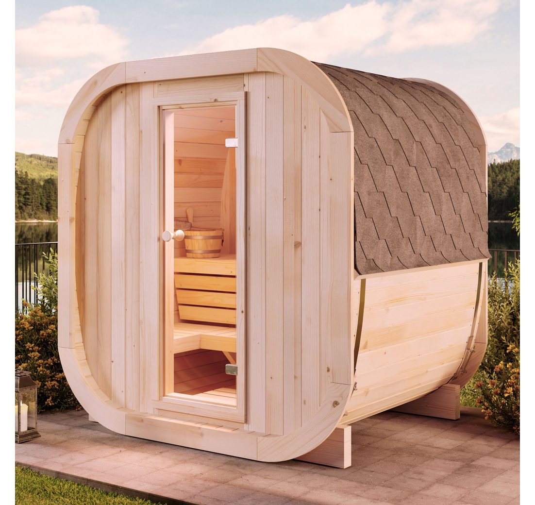 FinnTherm Fasssauna ScandiCube Mini XS