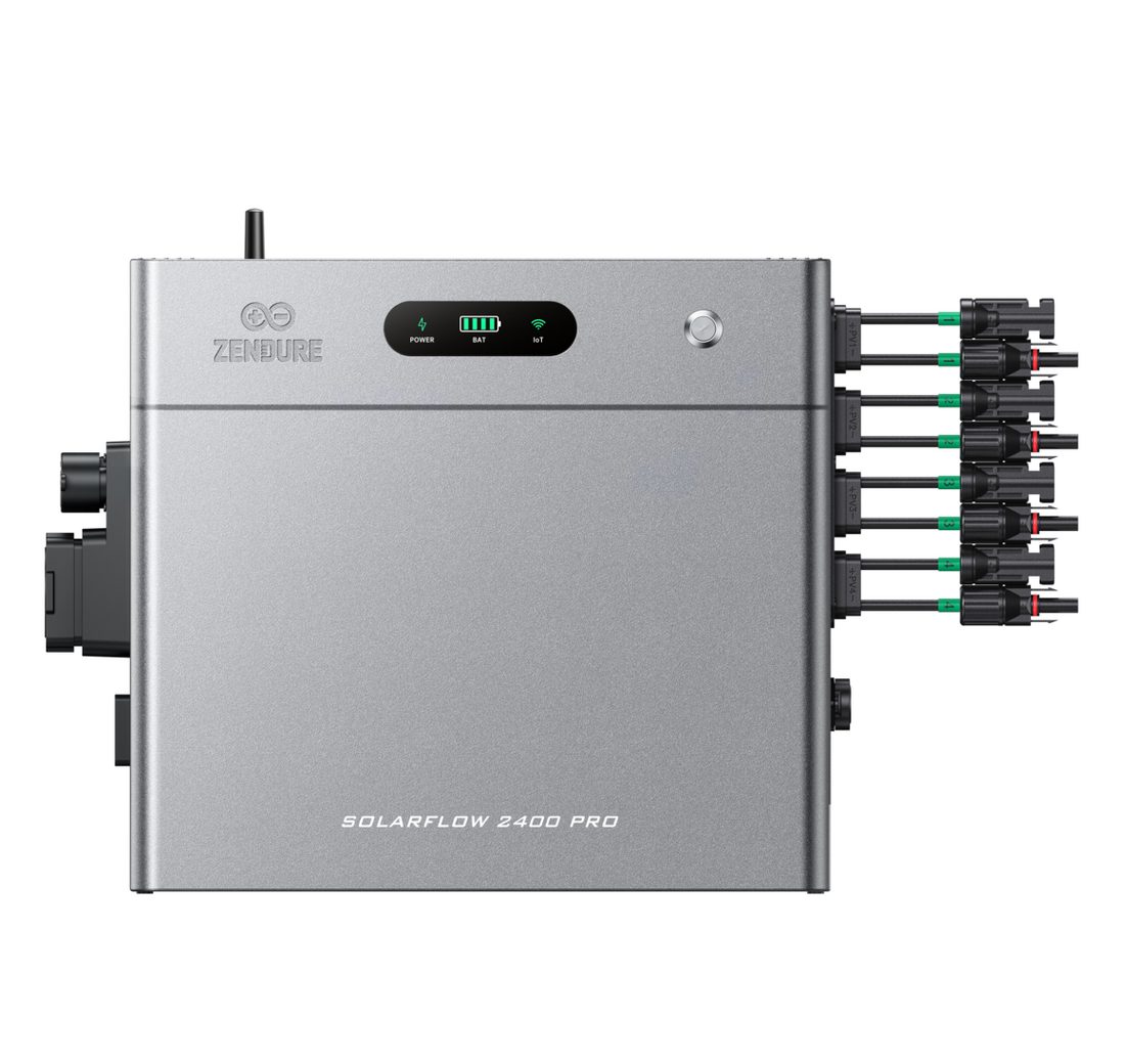 ZENDURE SuperCharged Balkonkraftwerk Zendure SolarFlow 2400 Pro Balkonkraftwerk mit Speicher 2
