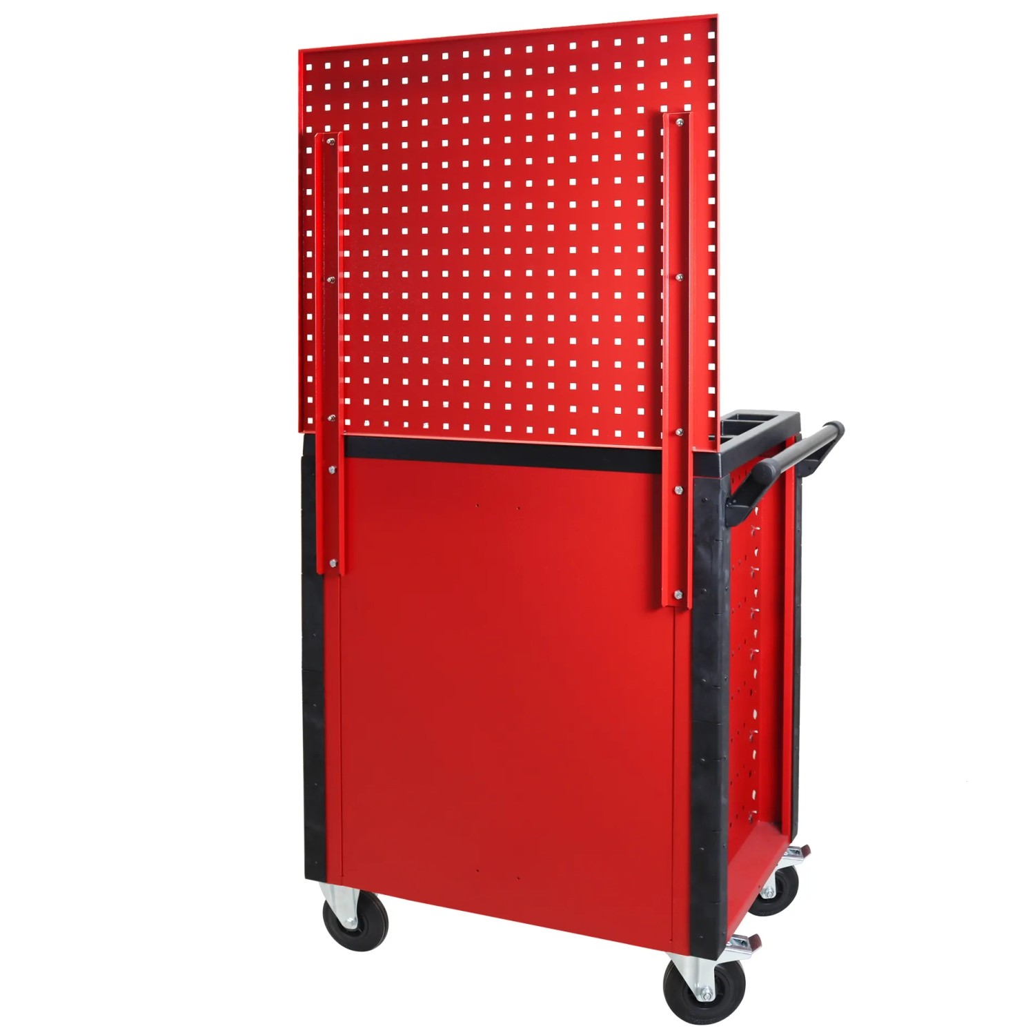 5 cm Feuerrot Silbergrau