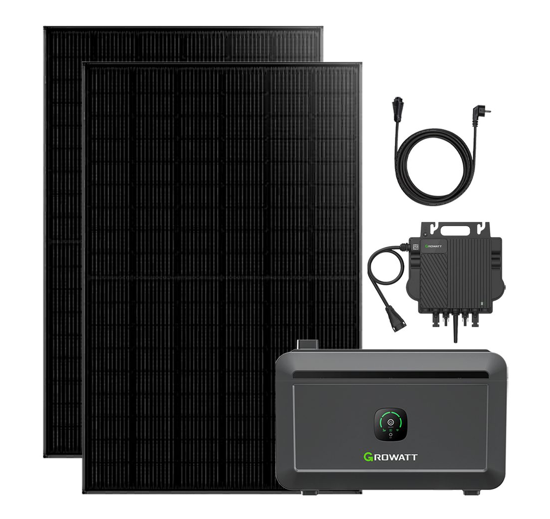 Growatt Balkonkraftwerk 900W/1800W Balkonkraftwerke Growatt NOAH 2000 2048WH Batteriesysteme