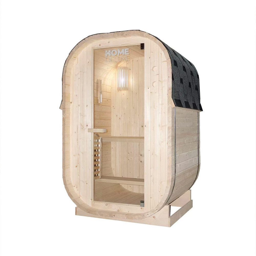 HOME DELUXE Fasssauna Outdoor Sauna CUBE S