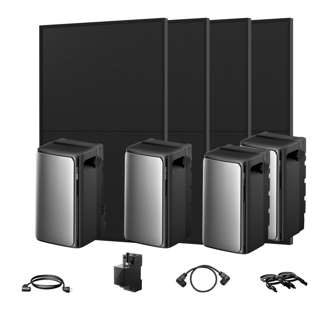 Ecoflow Balkonkraftwerk 1800W/1760W EcoFlow Stream Ultra Speicher