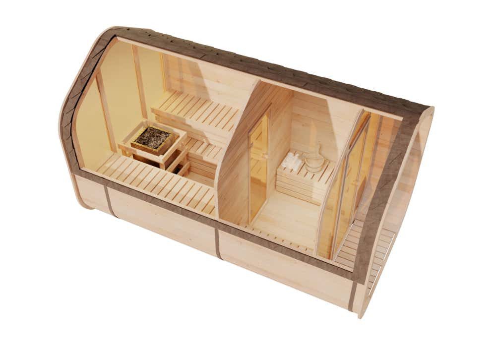 BxTxH: 237 x 406 x 249 cm