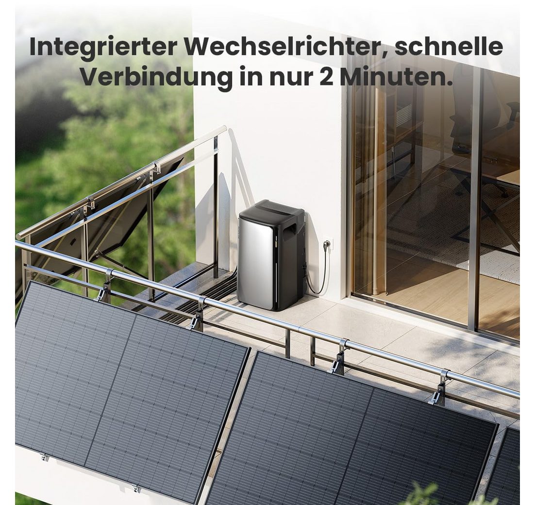 (4xFlachdachhalterung und 4xJASolar 500Wp im Lieferumfang enthalten)