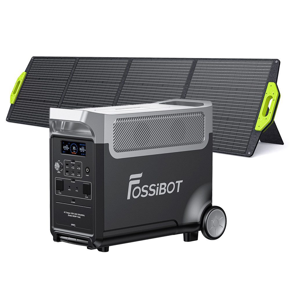 Fossibot Stromerzeuger F3600 PRO+ SP200 Solar Panel