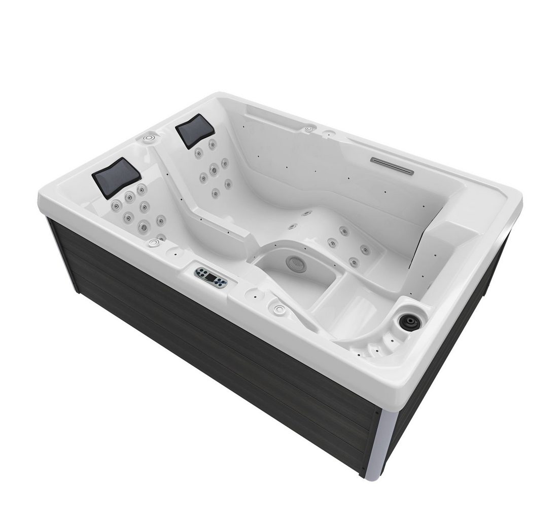 TroniTechnik Whirlpool Outdoor Whirlpool ELBA weiß 210x150