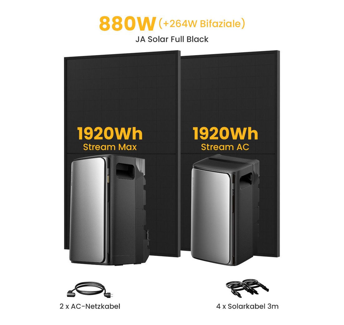 92 kWh Speicher mit STREAM AC Akku