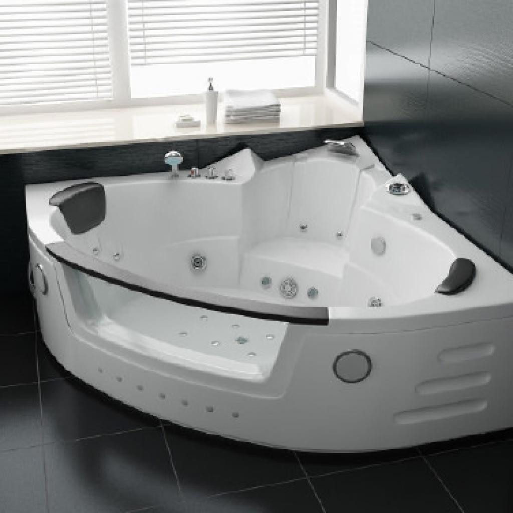 PureHaven Whirlpool 152x152 cm elegantes Design Heizung Lichttherapie Soundsystem
