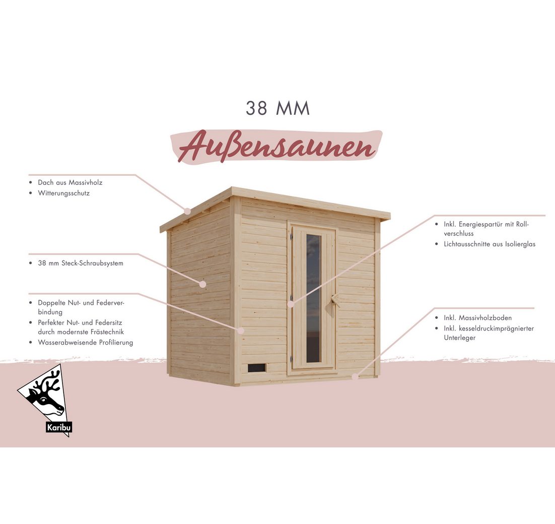 BxTxH: 396 x 231 x 217 cm