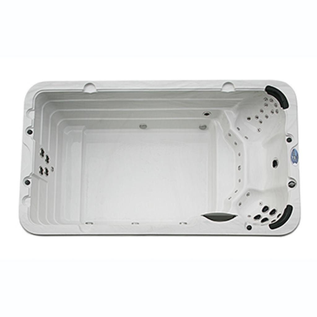 PureHaven Whirlpool Swim Spa 400x230x131 cm Gegenstromanlage und Swim Jets