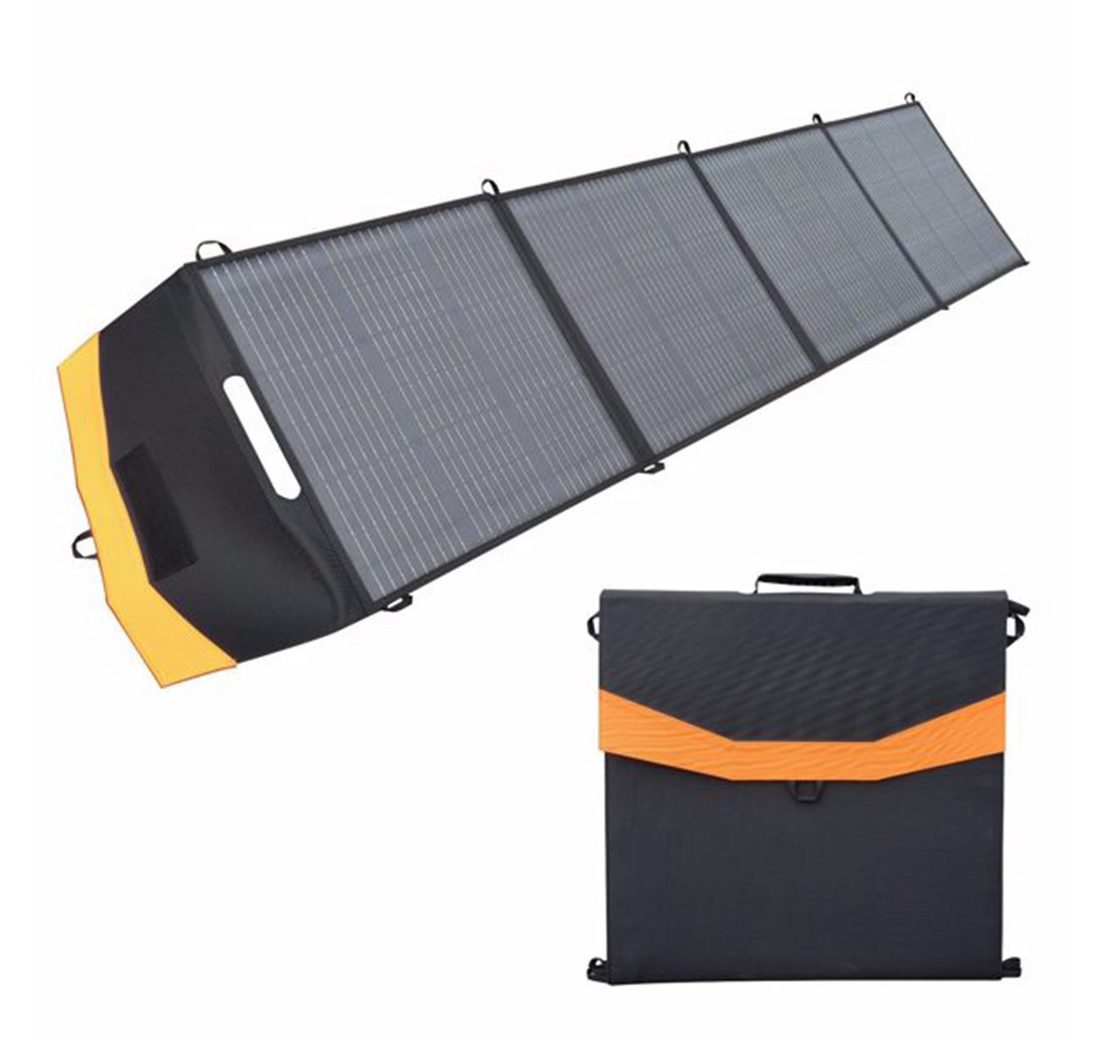 autolock Solaranlage 200W Solaranlage Faltbares Solarpanel mit 3 Anschlüssen