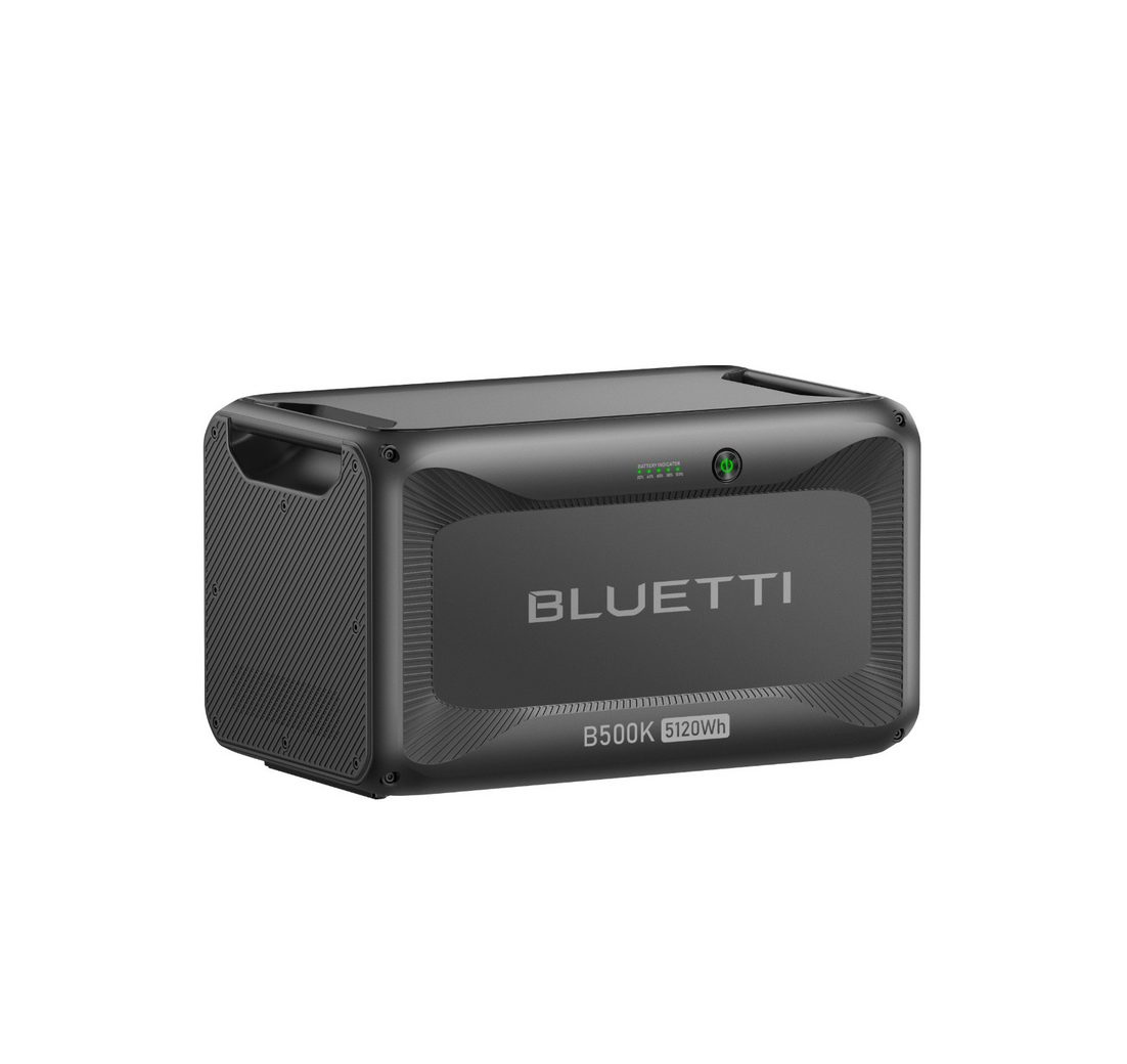 BLUETTI Stromerzeuger B500K Erweiterungsakku 5120Wh für Powerstation Apex 300