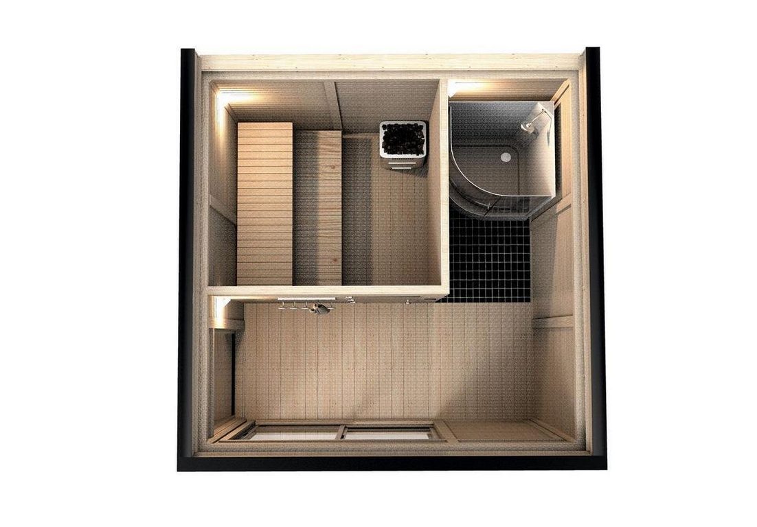 BxTxH: 245 x 354 x 318 cm