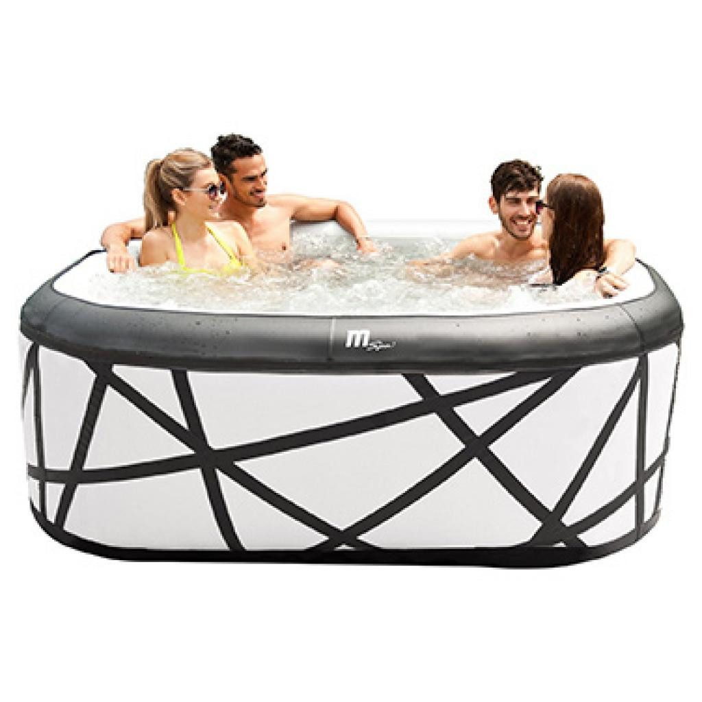 mSpa Whirlpool PureHaven aufblasbarer Whirlpool Soho 185x185x68 cm